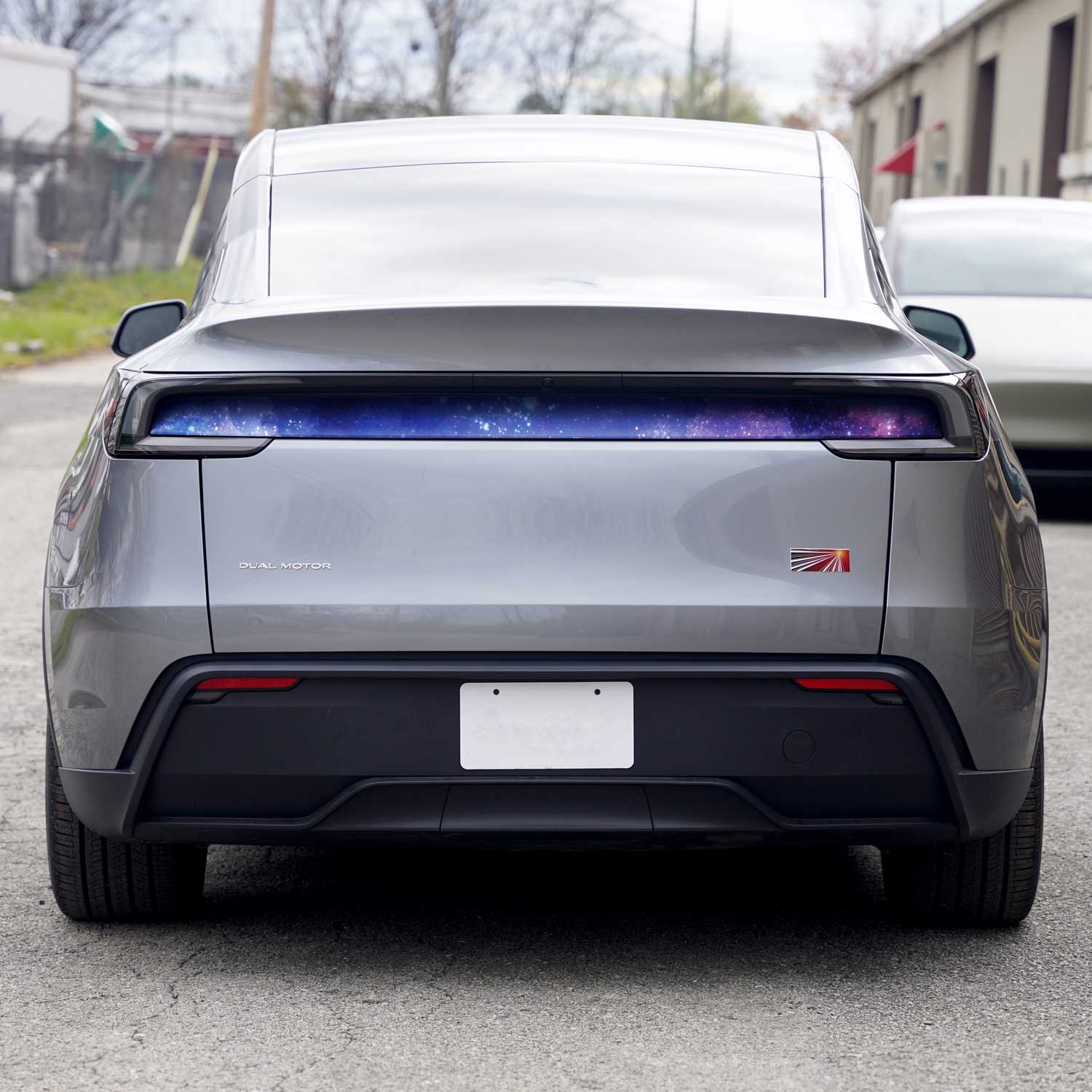 Tesla Model Y Juniper Liftgate Reflective Panel Wrap