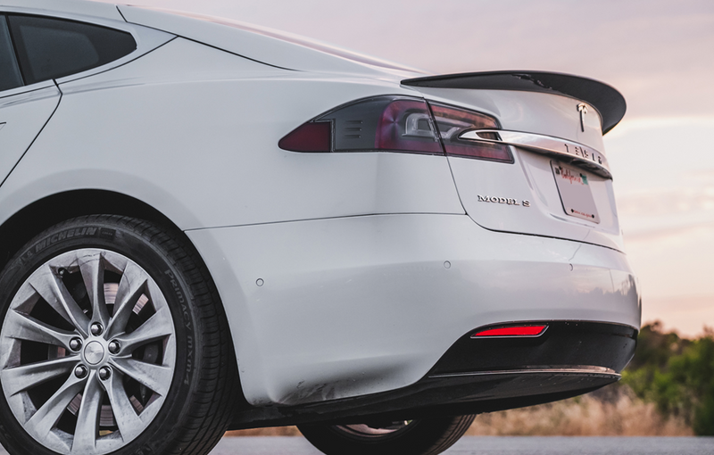 Tesla Model S Carbon Fiber High Performance Rear Spoiler