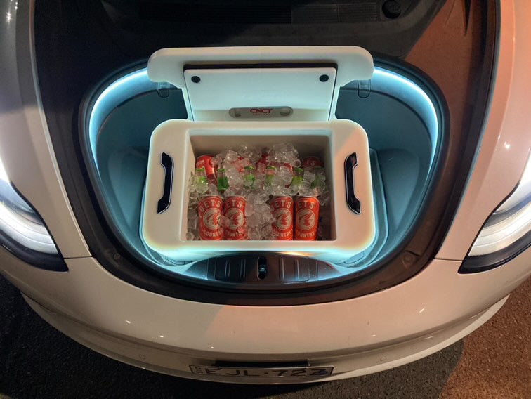 Tesla Model Y & 3 Custom Cooler by CNCT Coolers