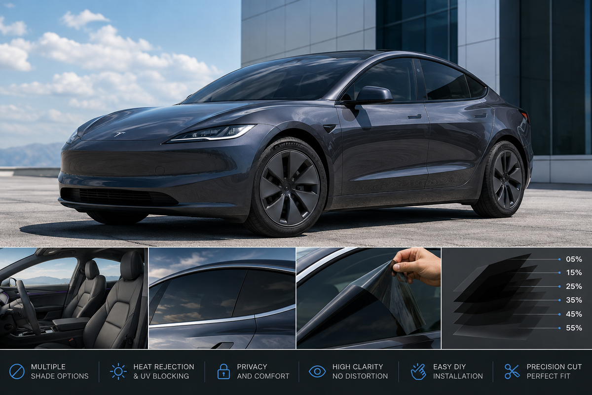 Tesla Model 3 Highland DIY Window Tint Kit