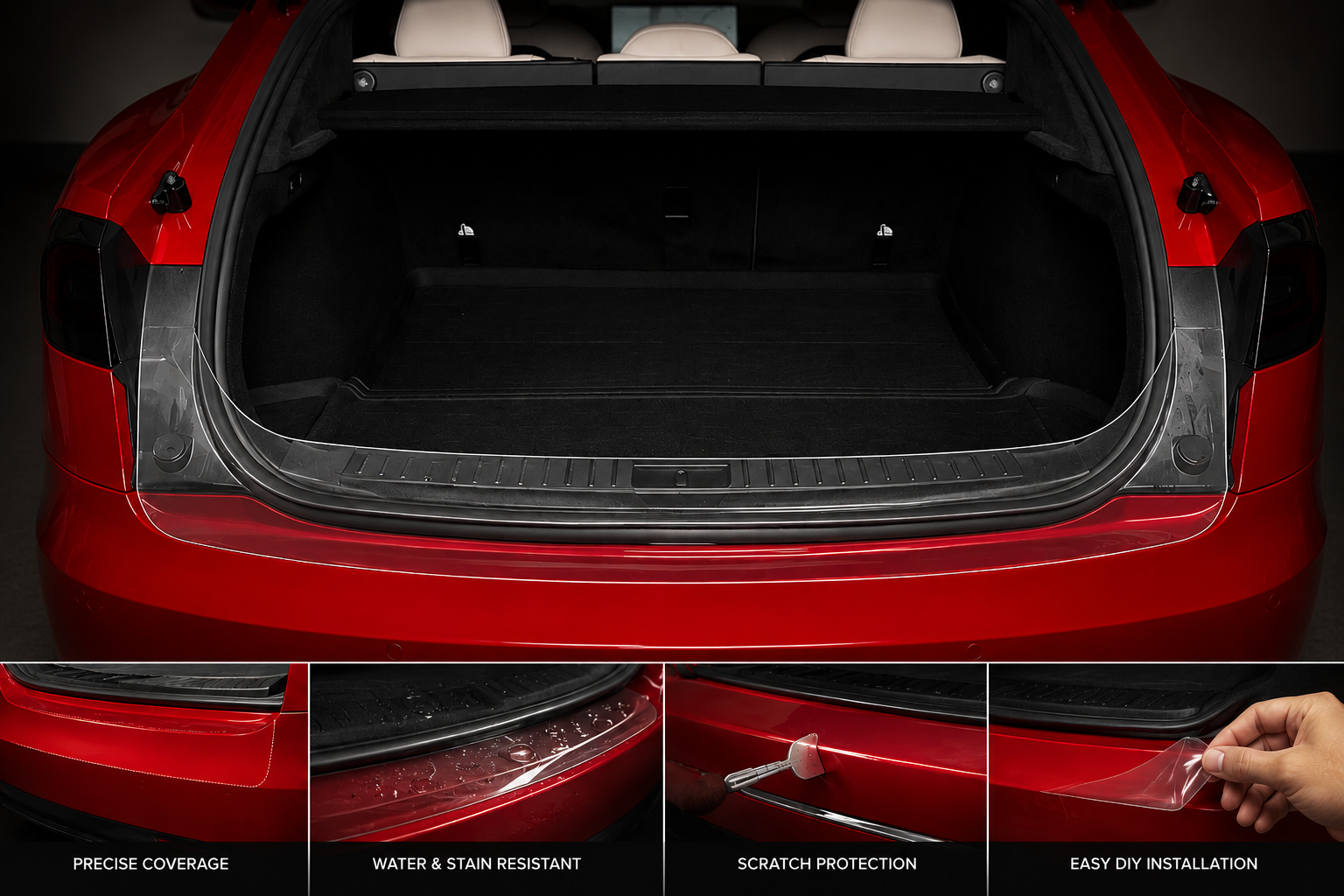 Tesla Model S Rear Trunk Protection - PPF