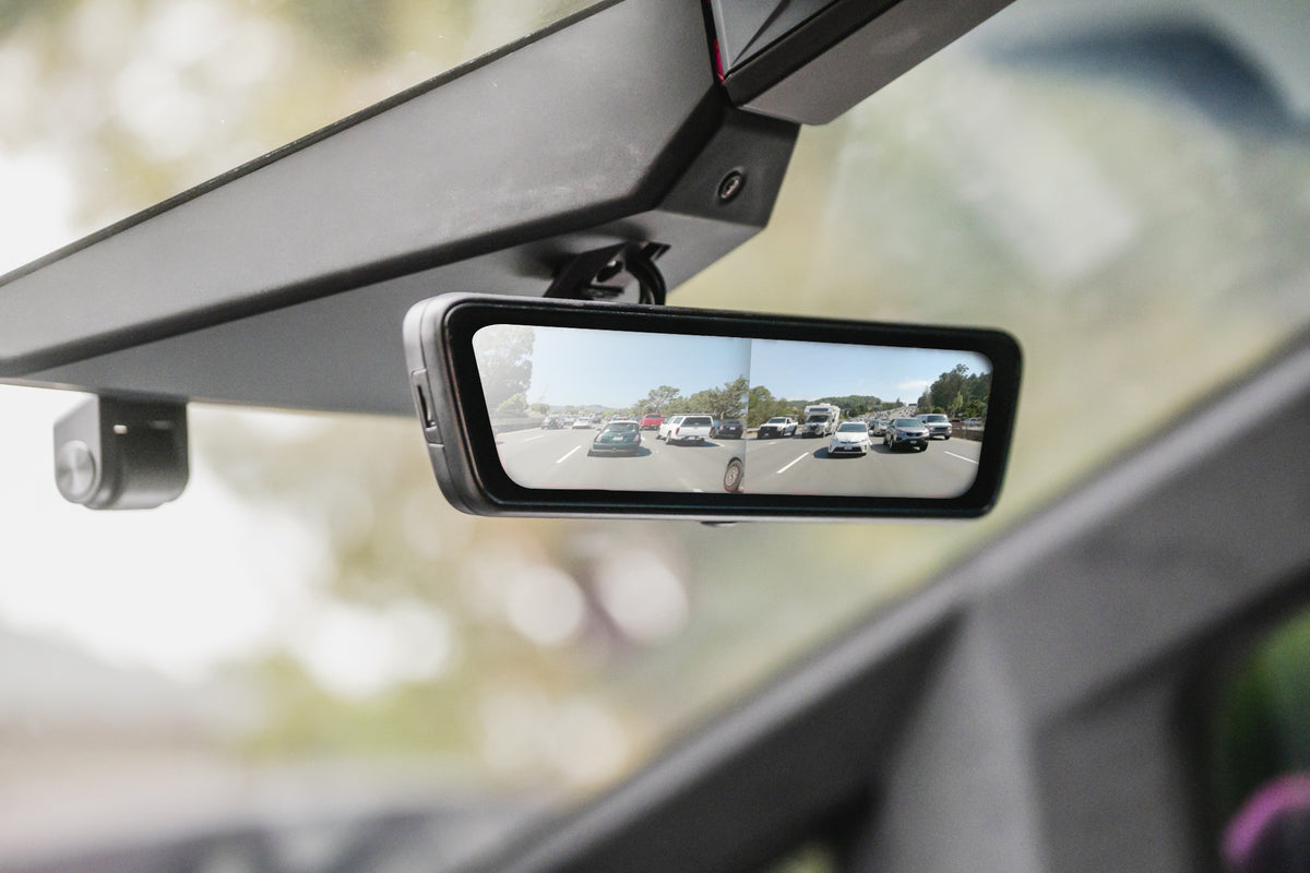 Tesla Cybertruck Digital Rear View Mirror (Dual Channel Live Feed)