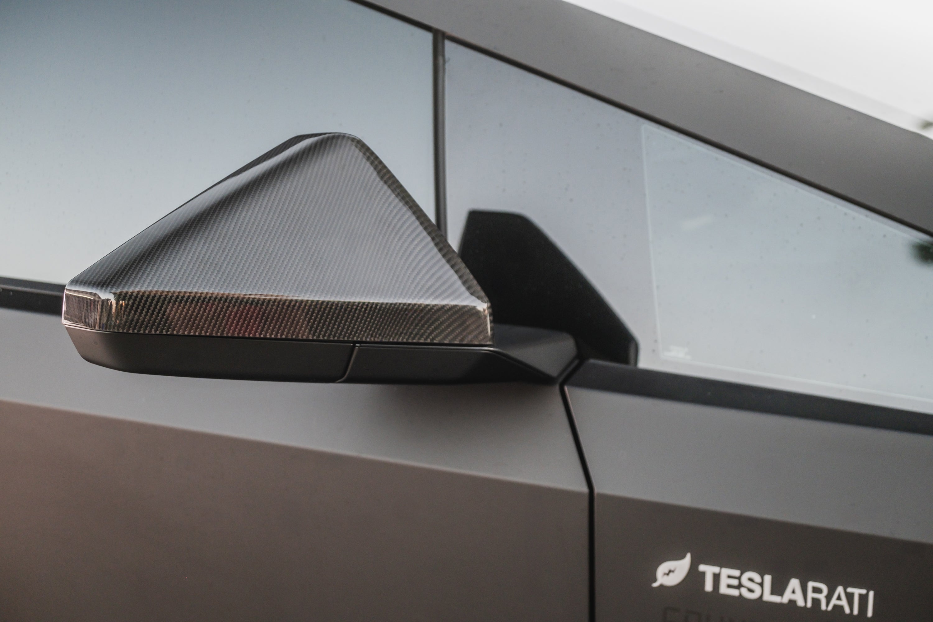 Tesla Cybertruck Genuine Carbon Fiber Mirror Covers