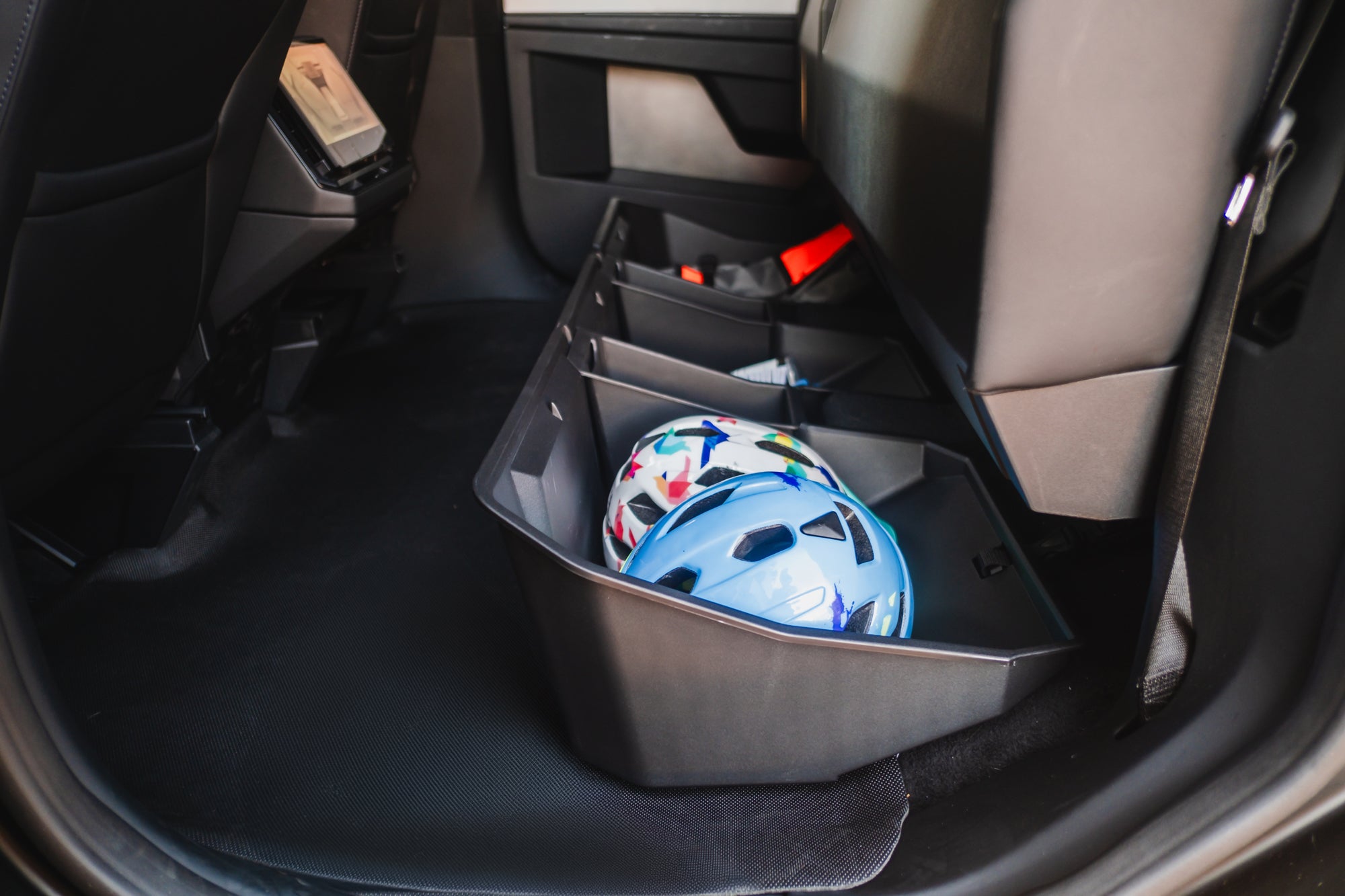 Tesla Cybertruck Rear Under Seat Storage Organizer Bin