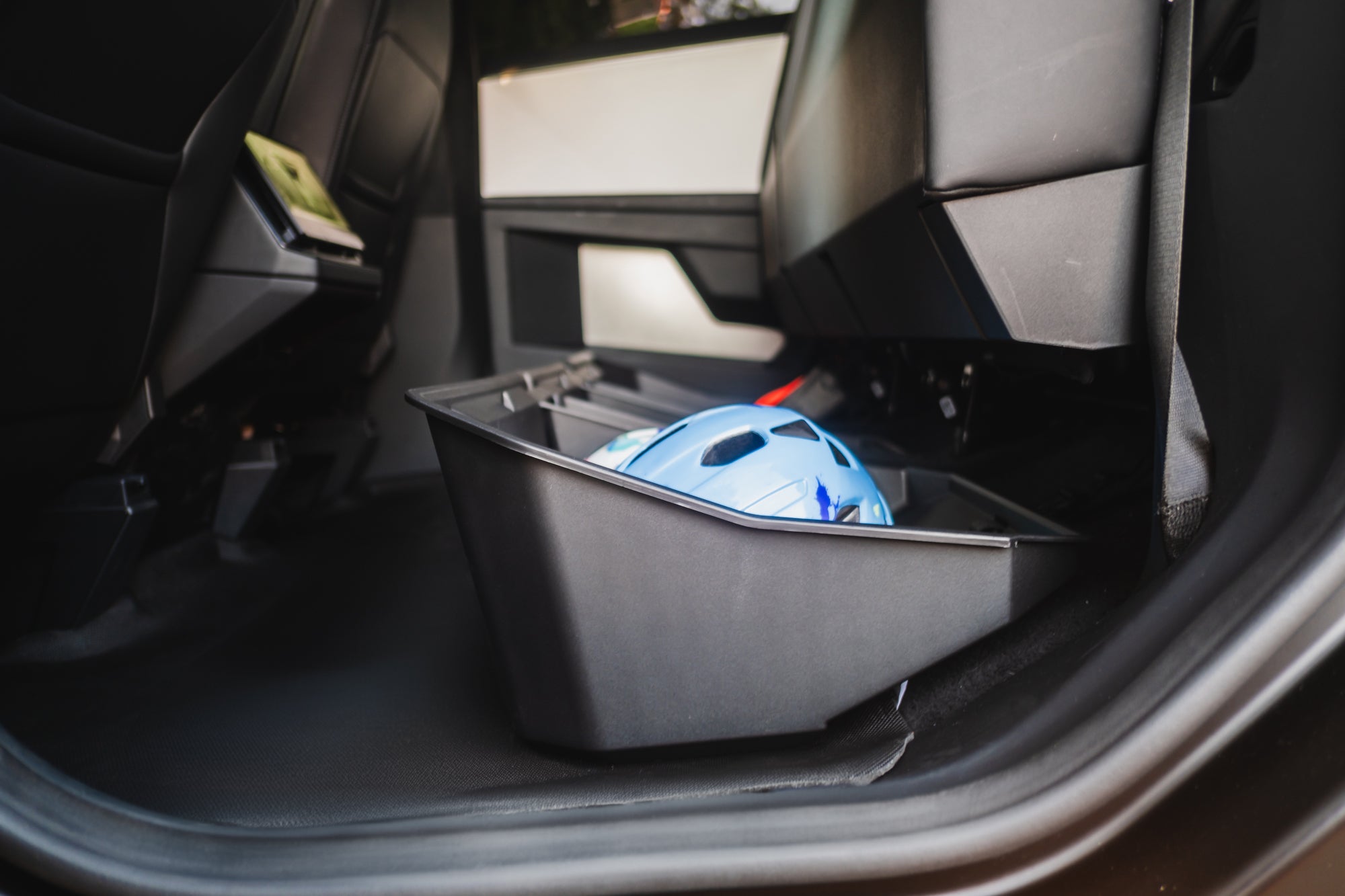 Tesla Cybertruck Rear Under Seat Storage Organizer Bin