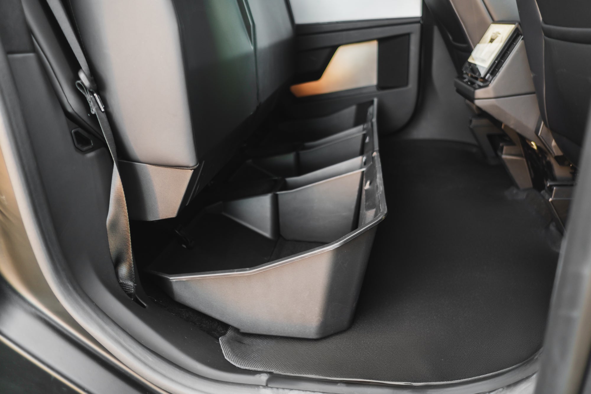 Tesla Cybertruck Rear Under Seat Storage Organizer Bin