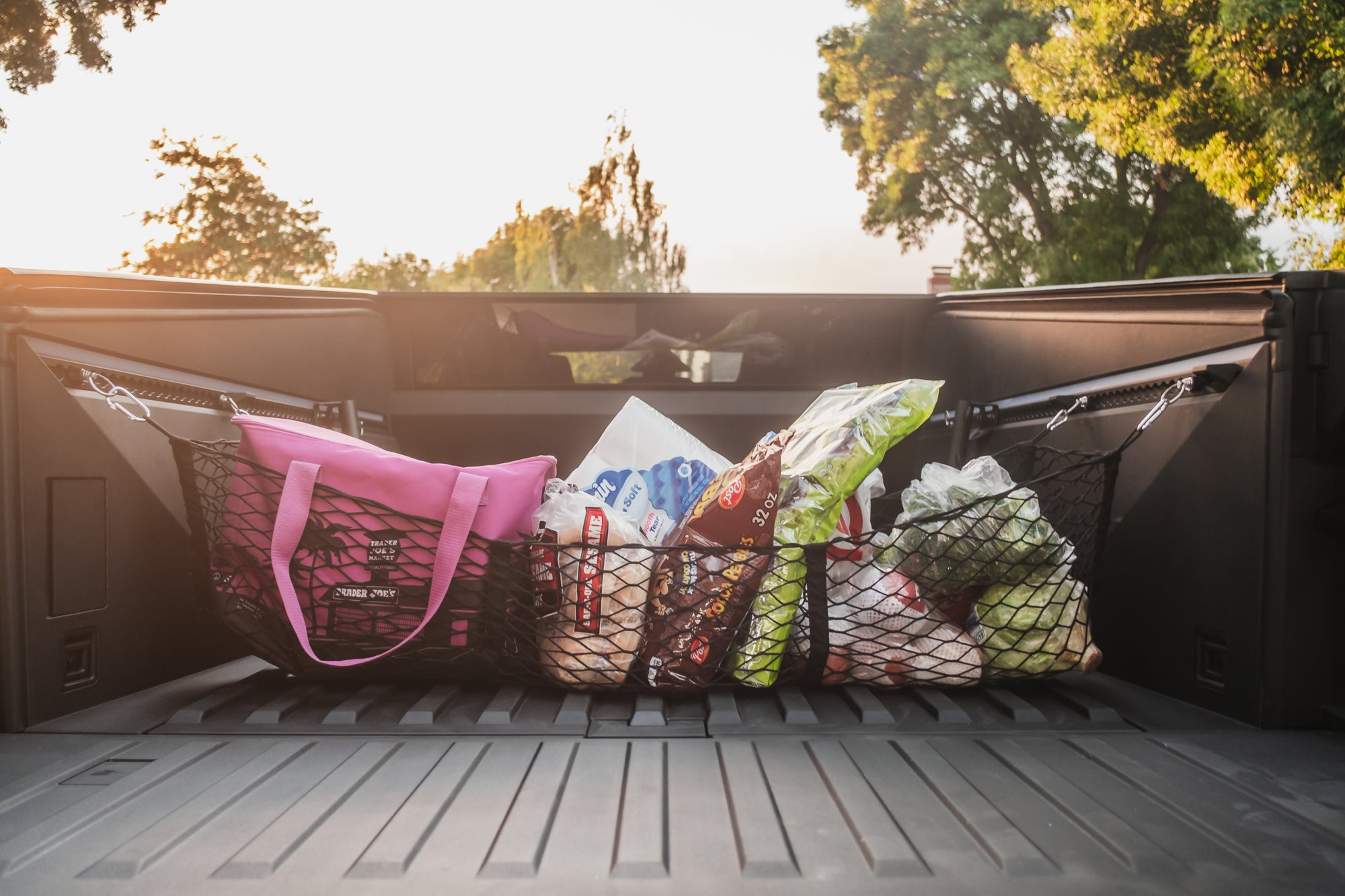 Tesla Cybertruck Trunk Bed Cargo Organizer Net