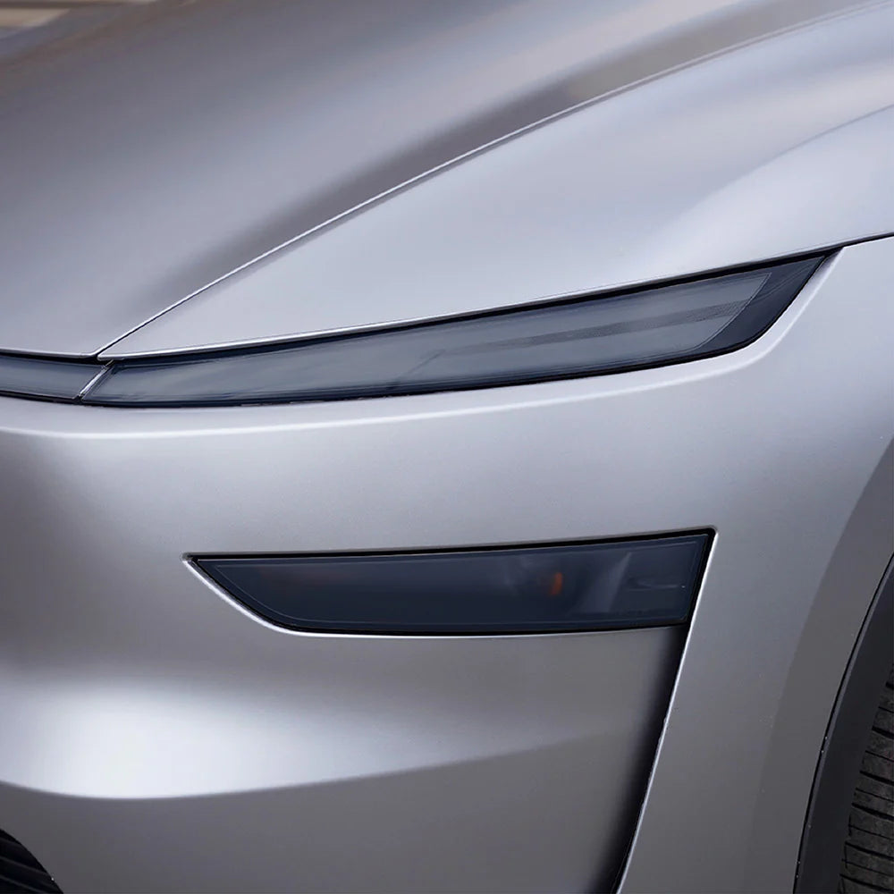 Tesla Model Y PPF Tinted Headlight Protection