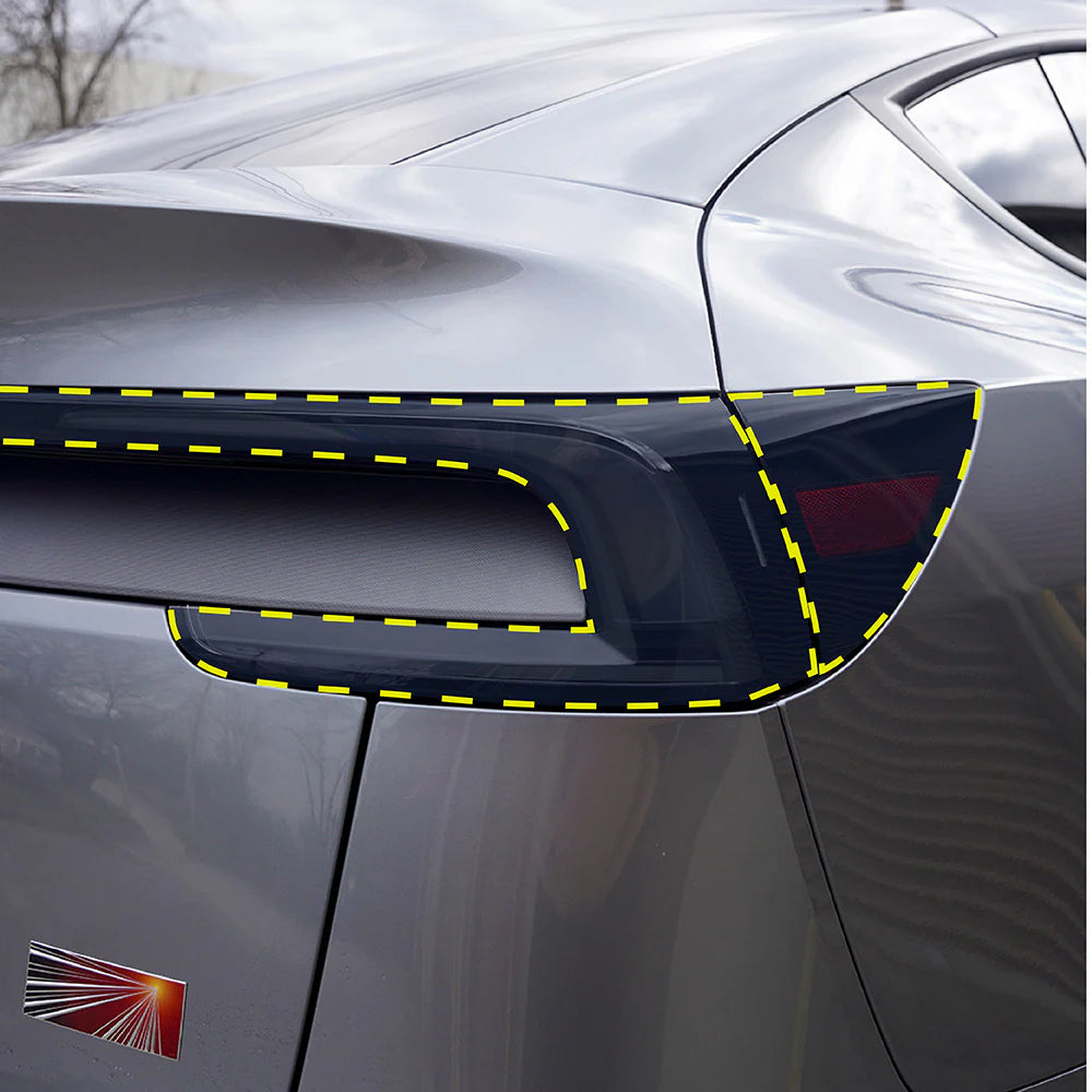 Tesla Model Y PPF Tinted Taillight Protection