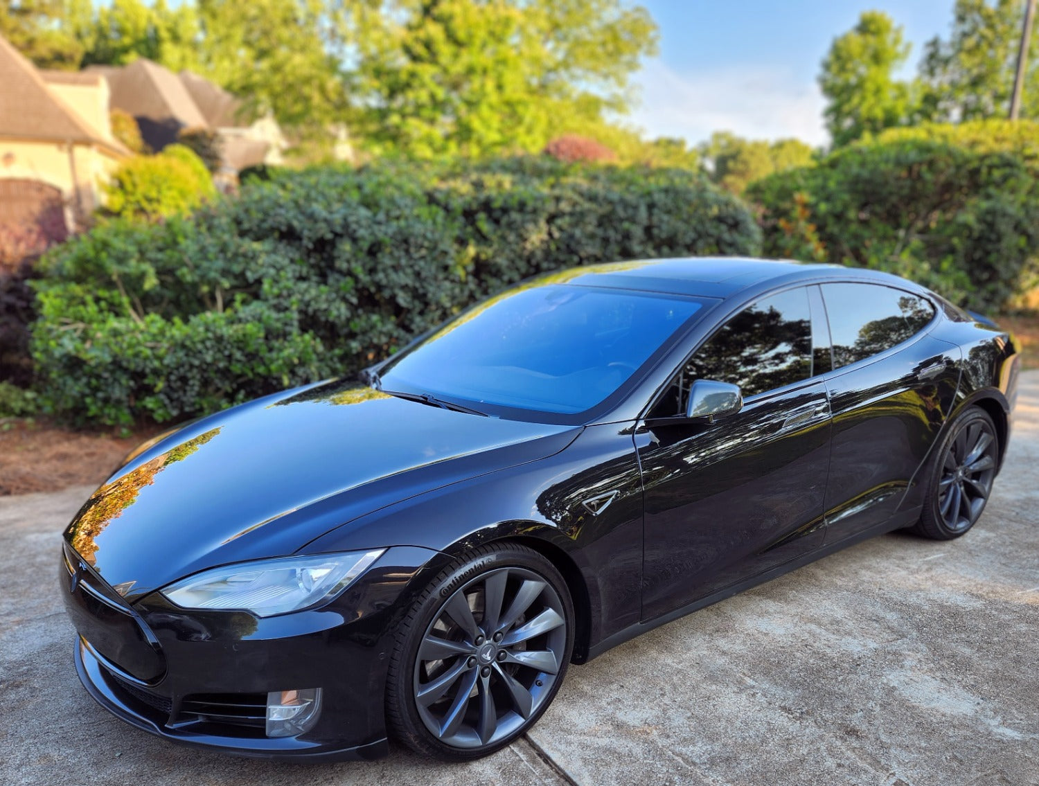 Tesla Model S Chrome Delete kit