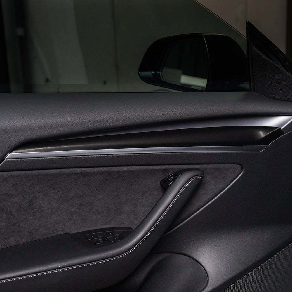 Tesla Model 3 & Y Door Panel Trim Vinyl Wrap