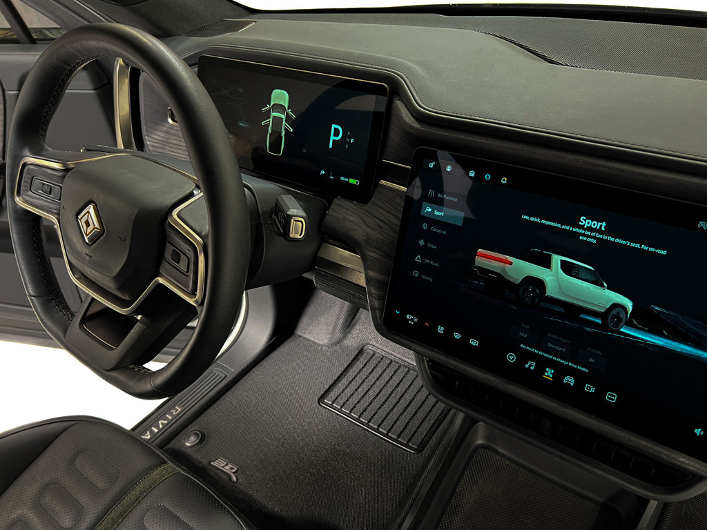 All-Weather Floor Mats for Rivian R1S by 3D MAXpider