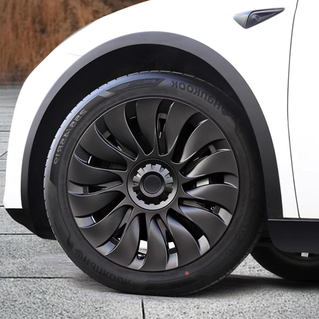 Tesla Model Y Uberturbine Style Aero Wheel Cover Set – TESLARATI