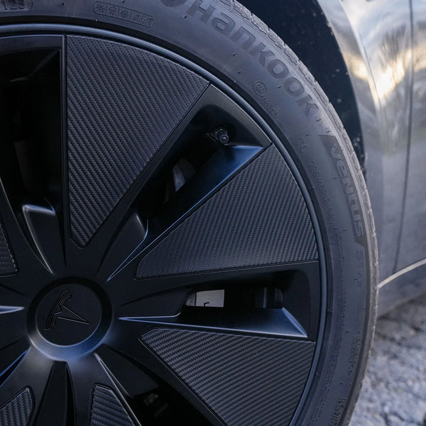 Tesla Model 3 Highland Refresh Photon 18in Wheel Cover Wrap