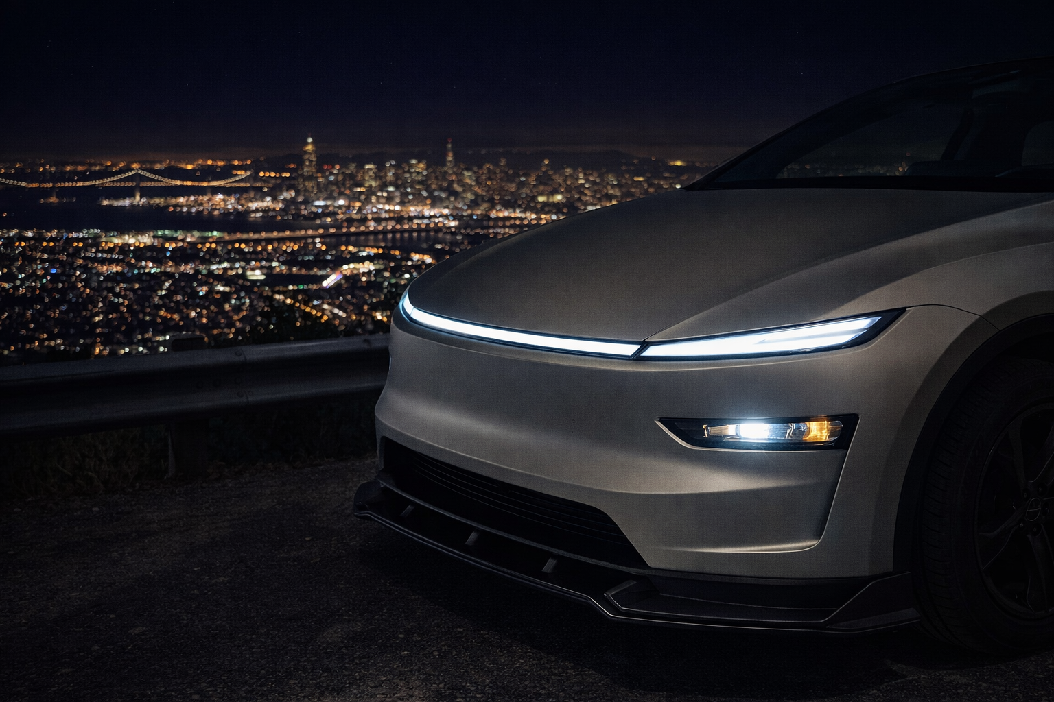 Tesla Model Y Front Bumper Lip Spoiler/Splitter