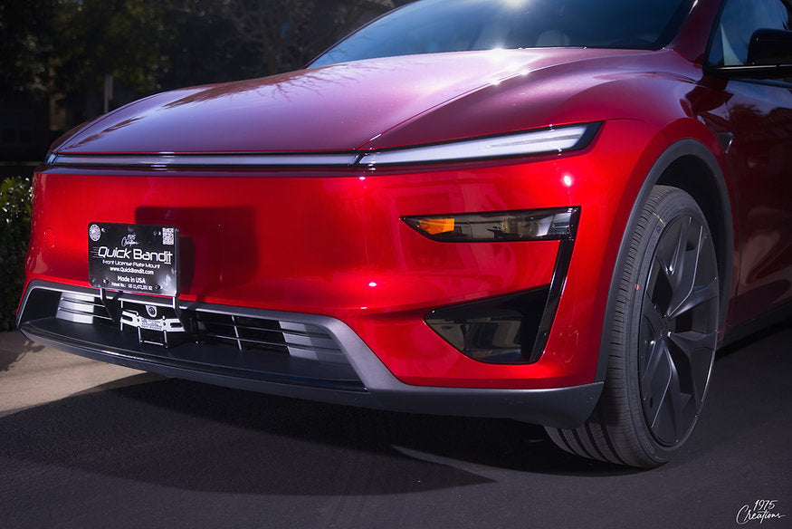 Tesla Model Y Front License Plate Mount - "Quick Bandit"