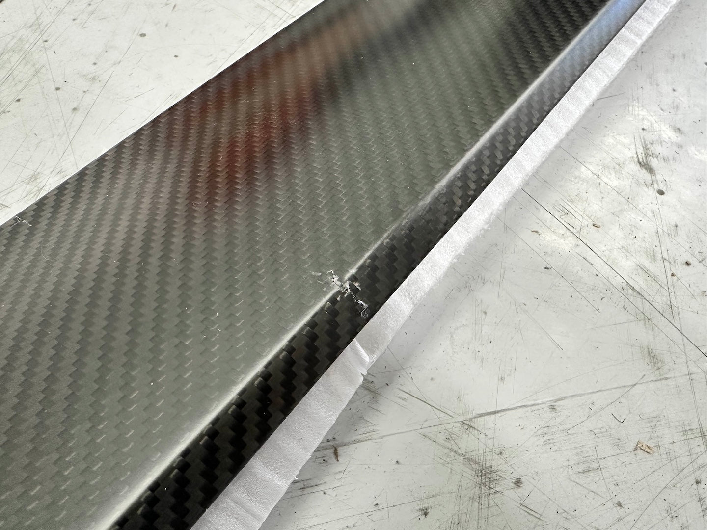 Final Sale - Tesla Model 3 & Y Genuine Carbon Fiber Dashboard Cover (Single Piece)