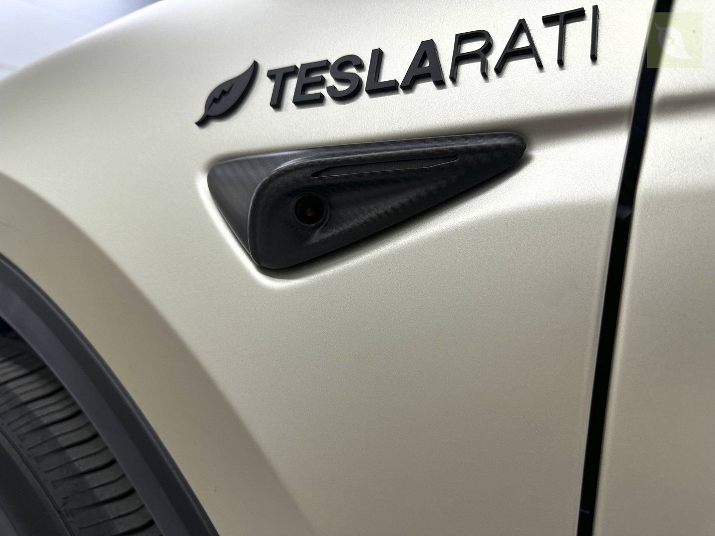Tesla Model S/3/X/Y (Including Model Y Juniper HW 4.0) Carbon Fiber Side Camera Full Covers