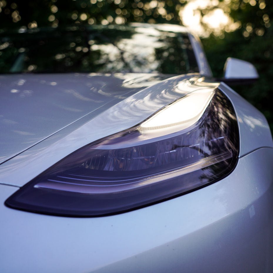 Tesla Model 3 / Y PPF Tinted Headlight and Foglight Protection for