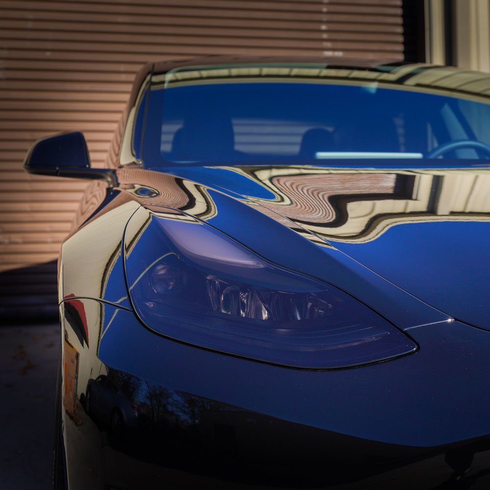 Tesla Model 3 / Y PPF Tinted Headlight and Foglight Protection for