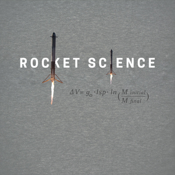 "Rocket Science" Womens Slim-Fit Premium Tee - Sport Grey