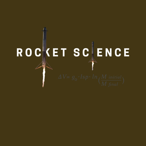 "Rocket Science" Womens Slim-Fit Premium Tee - Army Green
