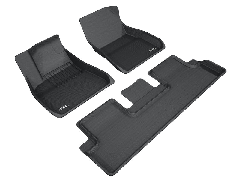 TAPTES Floor Mats for Tesla Model 3 2021 2022 2023, All Weather Interior  Mats for Model 3, Complete Set Floor Mats, Front and Rear Cargo Mats for