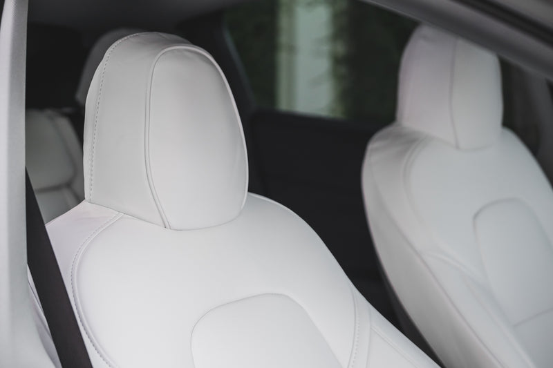 Tesla Model Y Vegan Leather Seat Covers – TESLARATI Marketplace