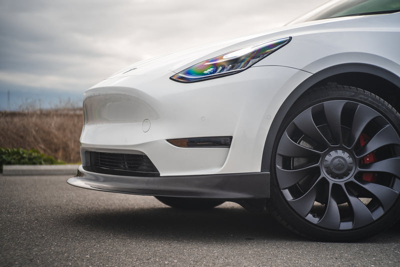 Tesla Model Y Carbon Fiber Front Spoiler  TESLARATI Marketplace