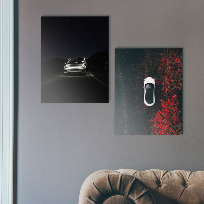 Tesla Model 3 Exclusive Prints Collection (Set of 2)