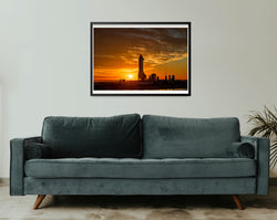 SpaceX Starship Exclusive "Sunset over Starship" Print (16x20 Limited)