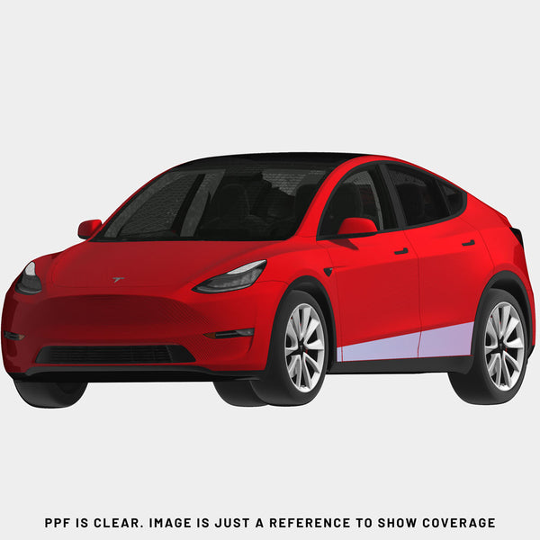  AOSKonology for 2020-2024 Tesla Model Y 6.5 Mil Thick Clear  Paint Protective Film Shields PPF(Model Y, 6.5 Mil) : Automotive