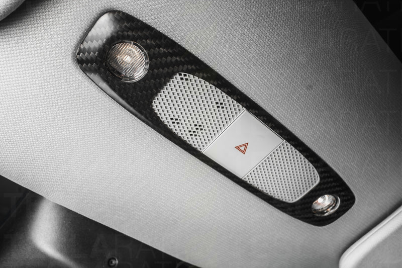 Für Tesla Modell 3 Y 2018-22 Carbon Faser Innentür Öffner Schalter Rand  Bezüge