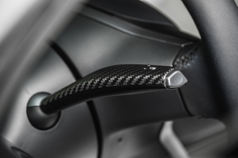 Tesla Model 3 & Y Carbon Fiber Turn Signal and Wiper Stalk Covers