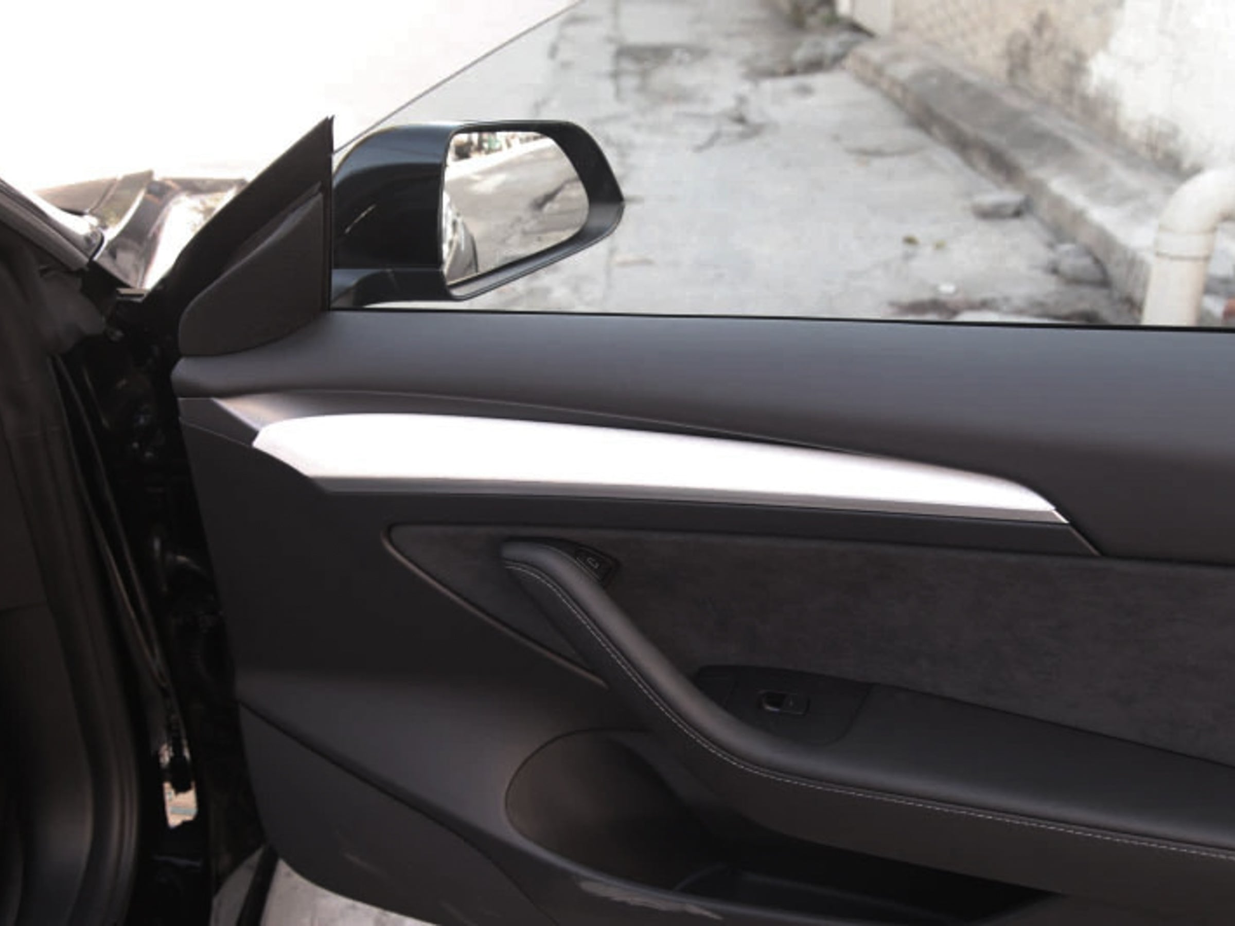 Tesla Model 3 & Y Door Panel Trim Vinyl Wrap
