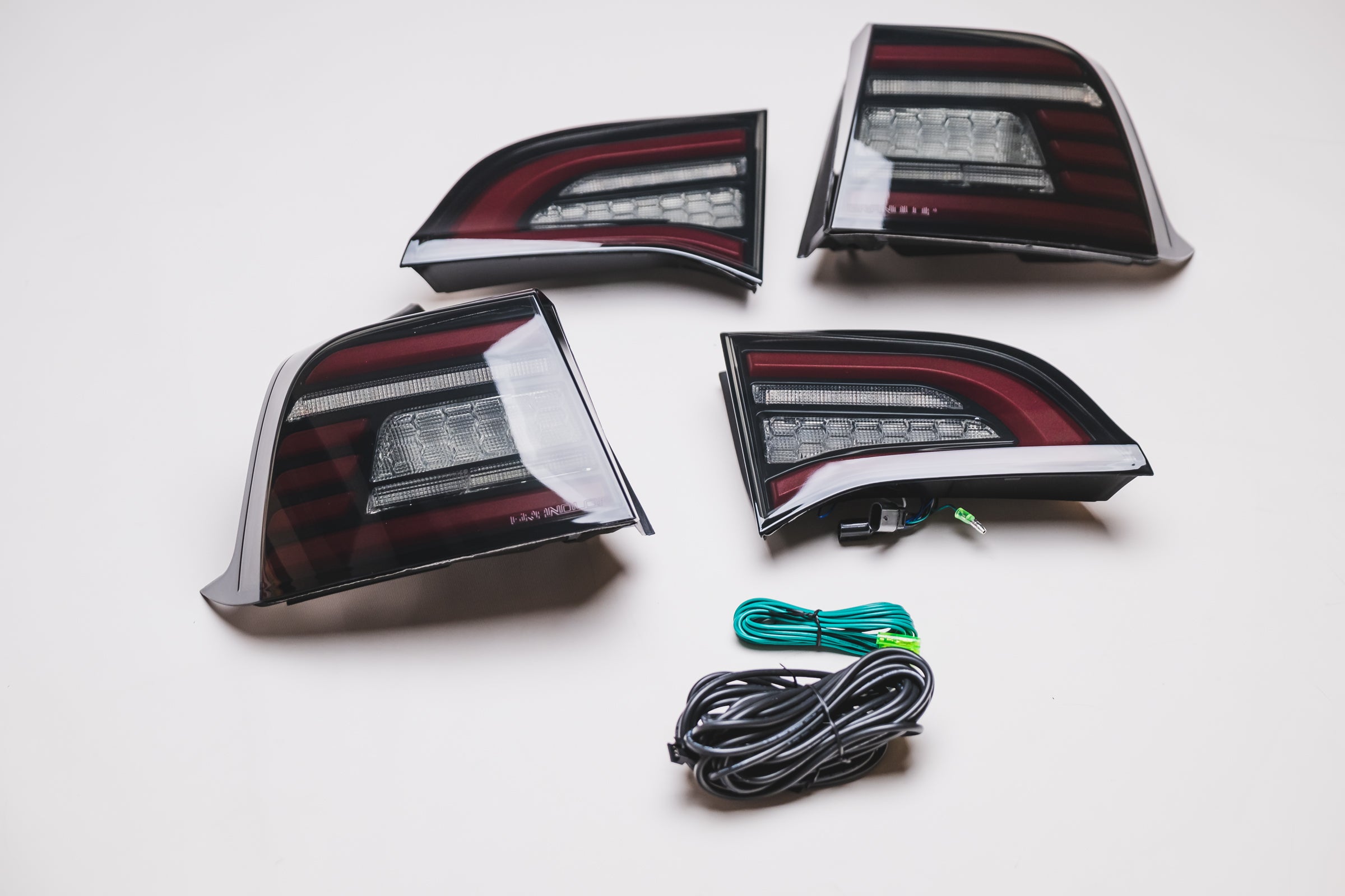 thumbnail interactive-video image 1 of LED Tail Light Assembly For 2017-2020 Tesla Model 3 – Passenger Right Side, 3-Pin, Black Housing, Clear Lens 1 of 3