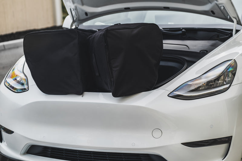 Tesla Model Y Custom-Fit Frunk Luggage Bag Set (Set of 2 for Front Trunk)