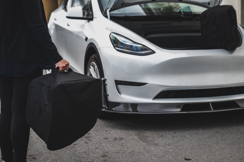 Tesla Model Y Custom-Fit Frunk Luggage Bag Set (Set of 2 for Front Trunk)