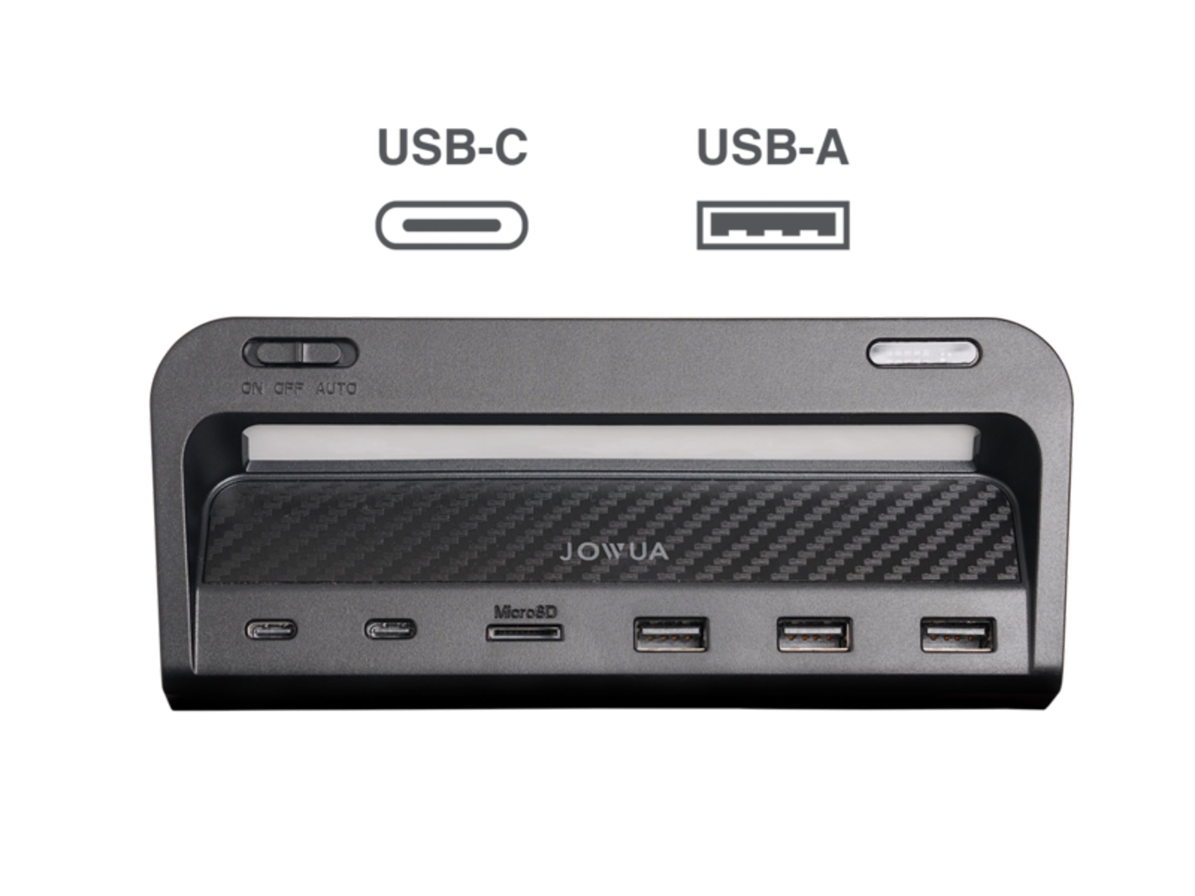 Final Sale - Tesla Model 3 USB Hub w/ LED and Micro SD slot for Sentry Mode (USB-C and USB-A)