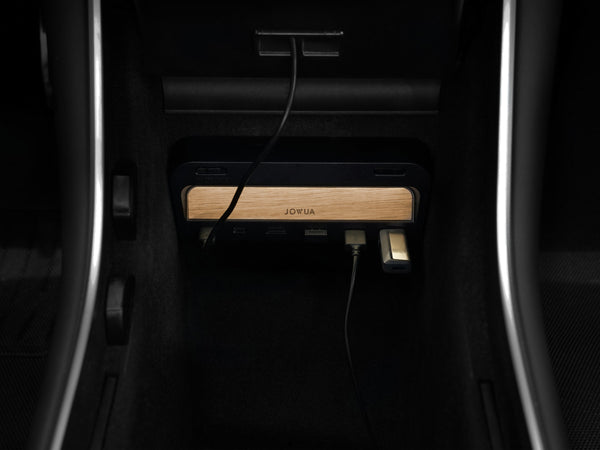 Tesla Model Y & 3 USB Hub w/ LED Light And Micro SD Slot For Sentry Mode