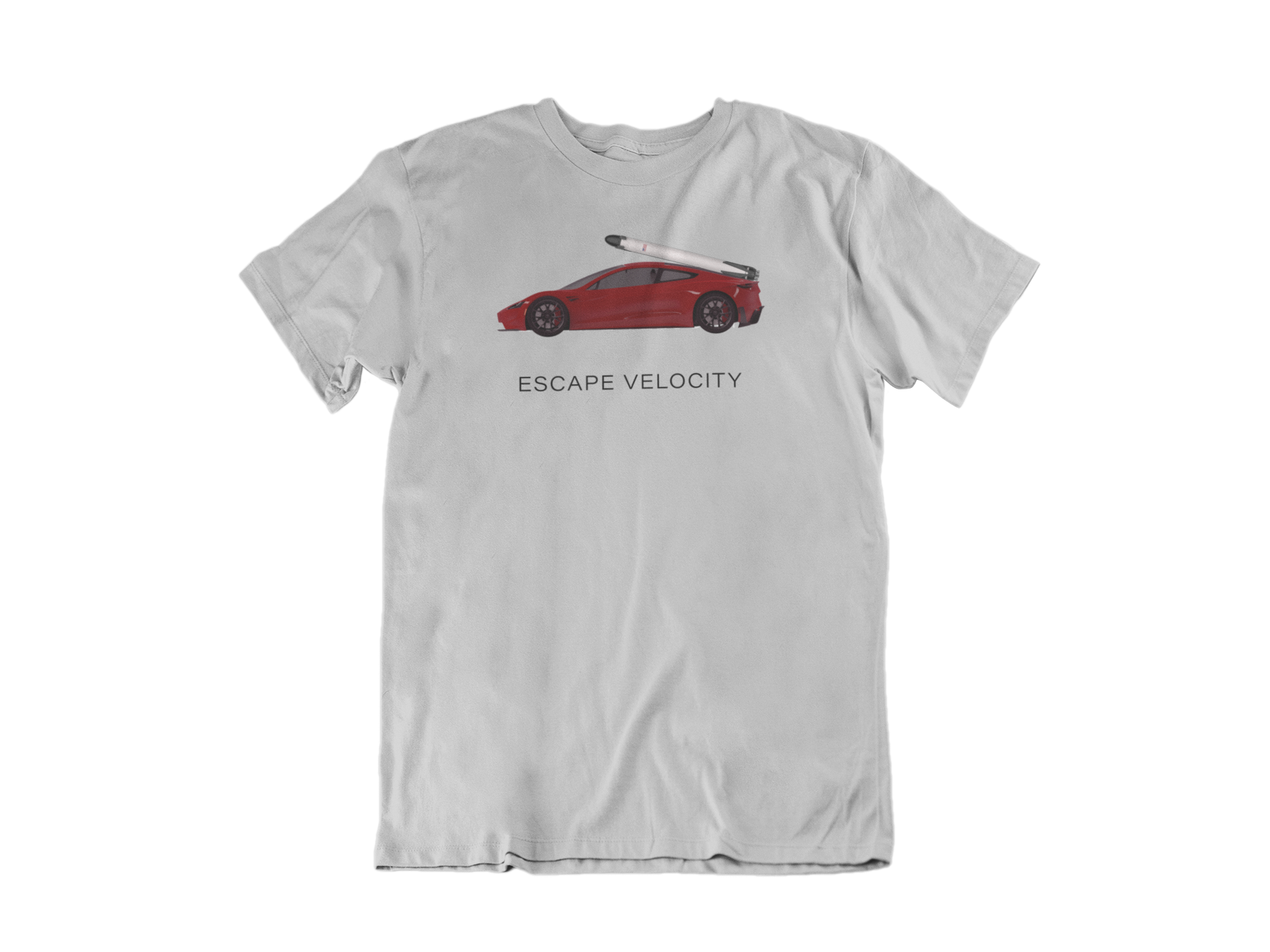 "Escape Velocity" Premium Tee (Red Roadster)