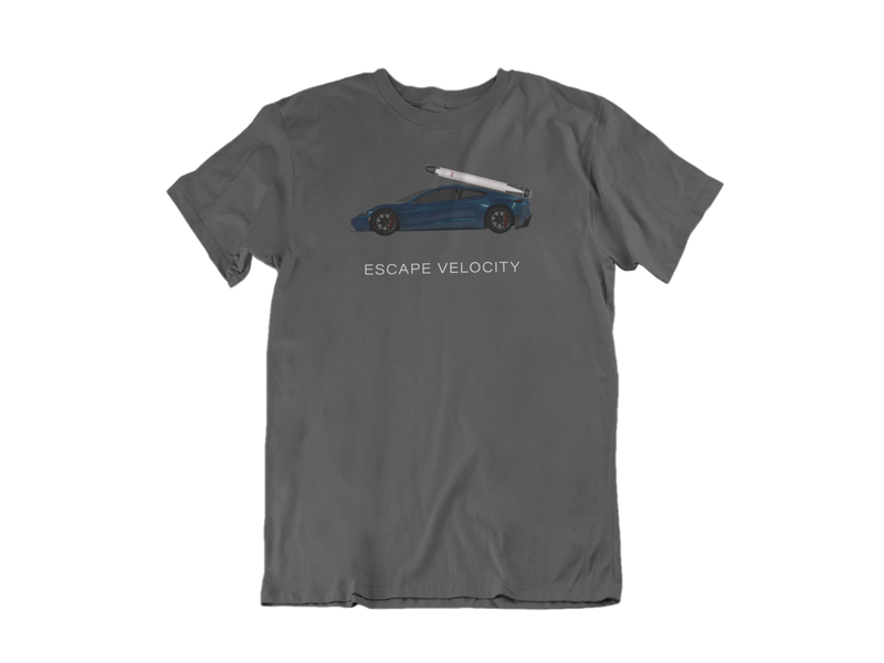 "Escape Velocity" Premium Tee (Blue Roadster)