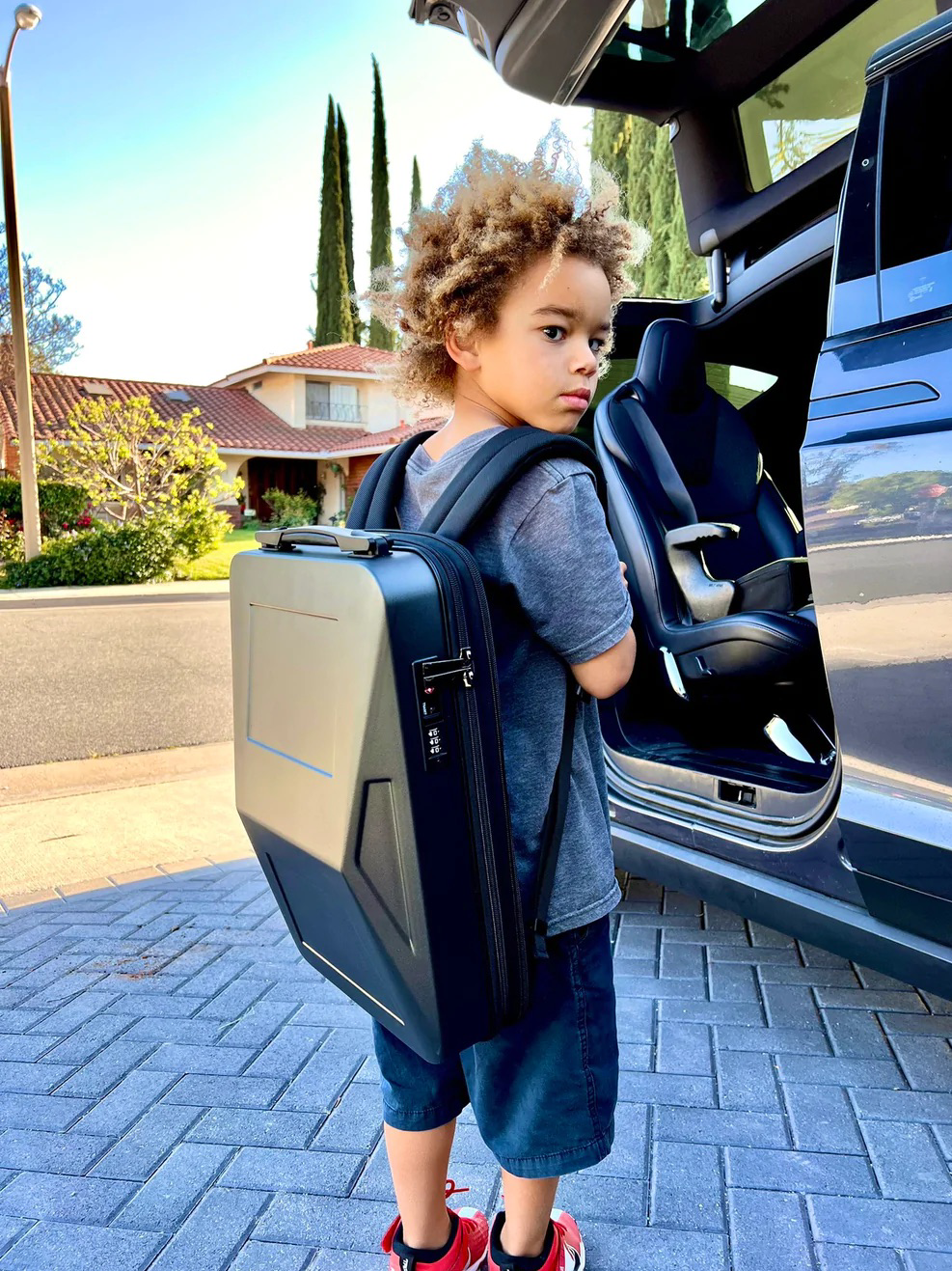 Cyberpack Anti-theft Laptop Backpack (Tesla Cybertruck Inspired ...