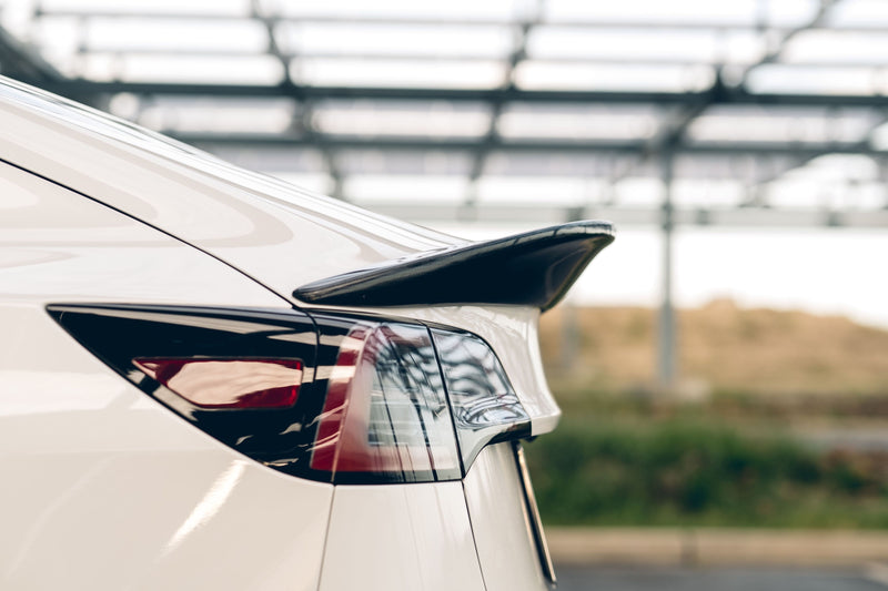 Model 3 Carbon Fiber spoiler for sale on Tesla shop for $800 : r