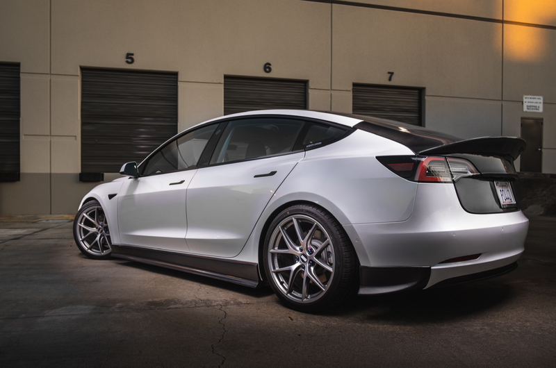 Tesla Model 3 Carbon Fiber Rear Spoiler (Laguna Seca Edition)