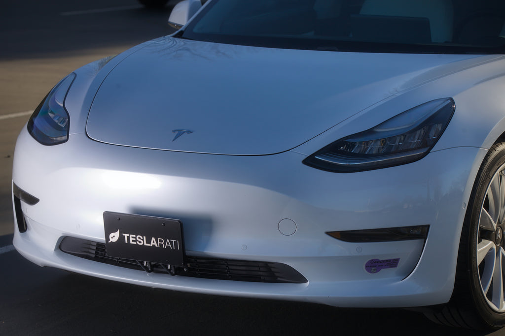 Tesla Model 3 Front License Plate Mount - Quick Bandit – TESLARATI  Marketplace