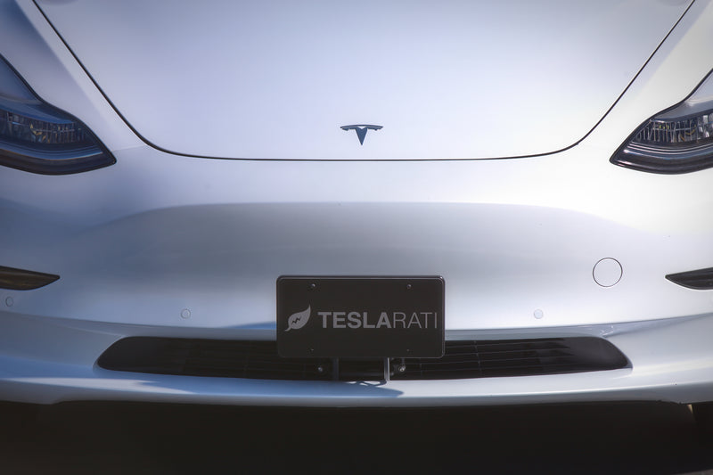 Tesla Model 3 Front License Plate Mount - Quick Bandit