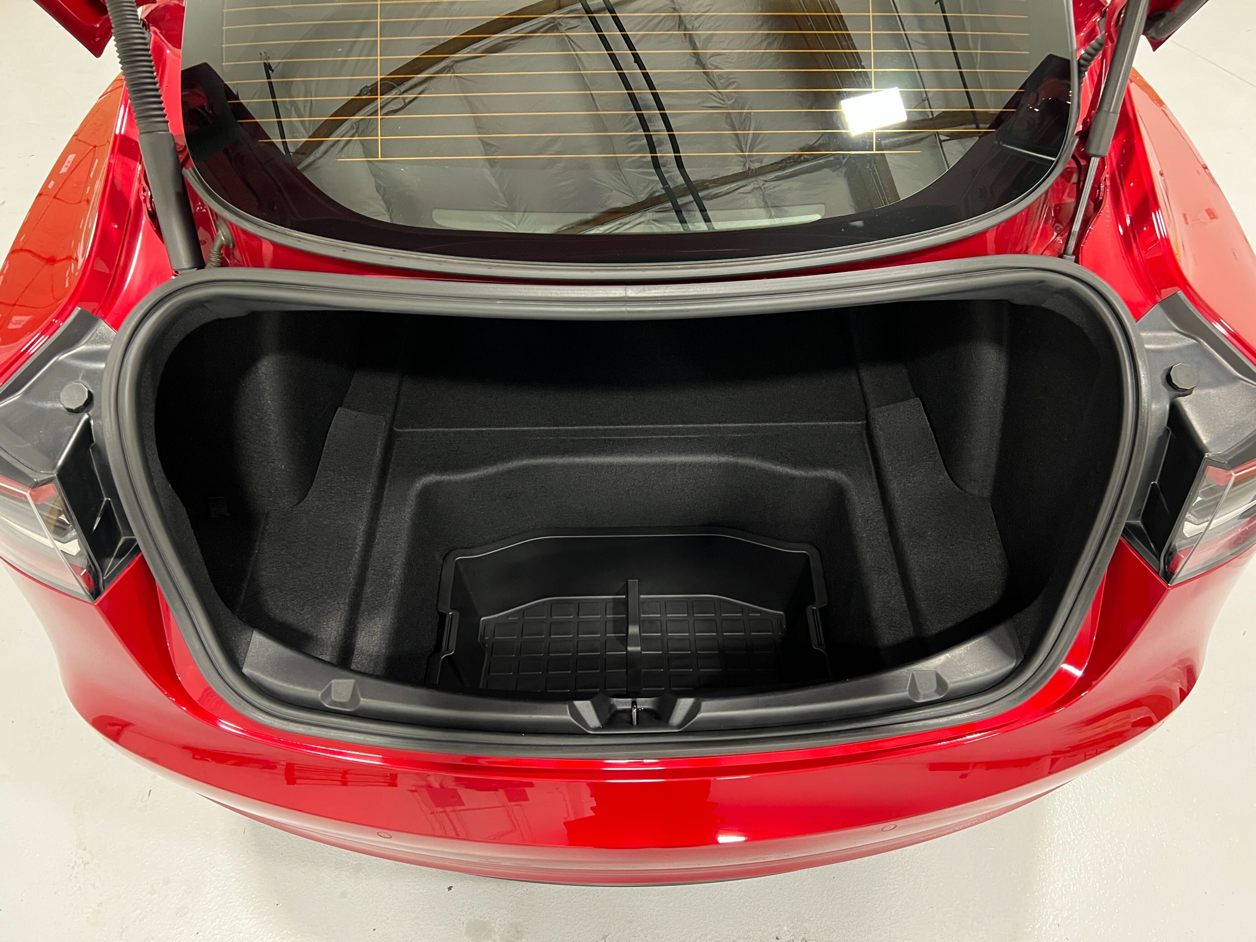 Model 3 Performance Top Rack Packing Tesla Model 3 Custom Fit Trunk Organizer (Upper + Lower Set ...