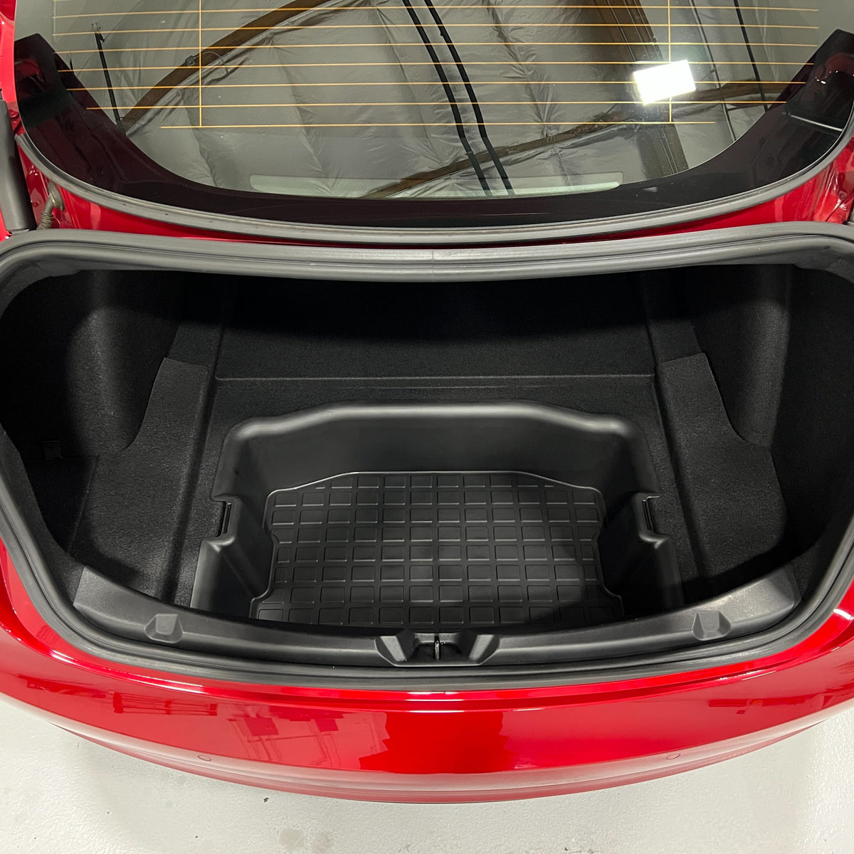 tesla model 3 cigarette lighter trunk Tesla Model 3 Custom Fit Trunk Organizer (Upper + Lower Set)