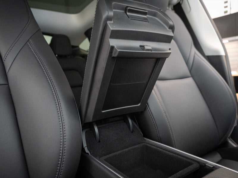 Compatible with Car Door Tray Organizer 2020-2023 Tesla Model Y Front and  Rear Door Side Storage Box TPE Material Black